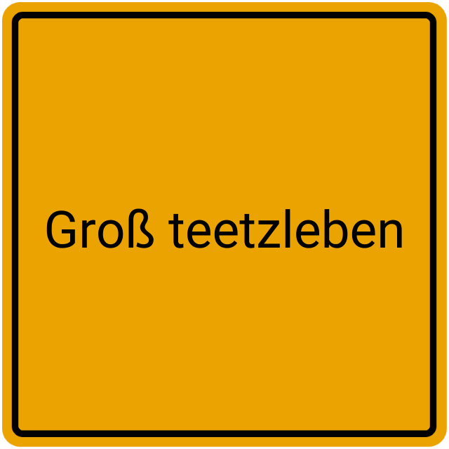 Meldebestätigung Groß Teetzleben